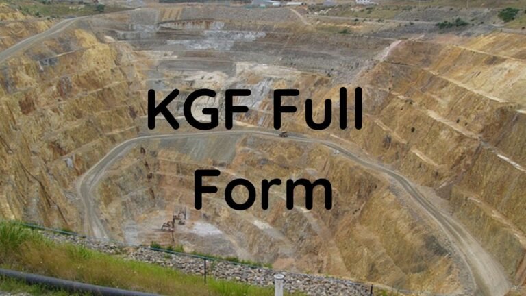 KGF Full Form in hindi