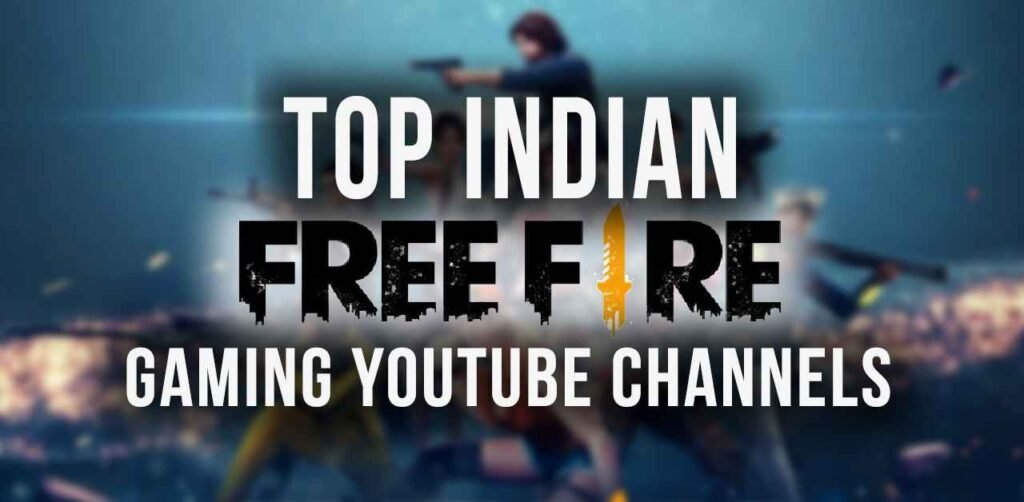 top 10 free fire youtubers in india