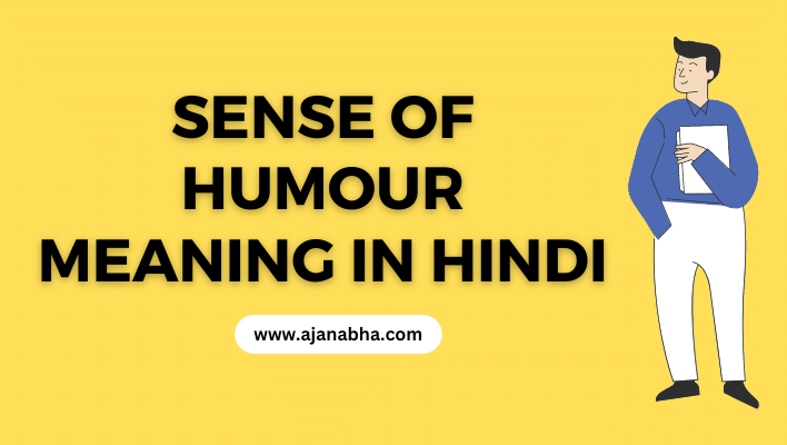 sense of humour meaning in hindi